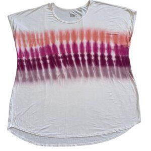 Livi Active Super Soft Tee Tie-dye Plus Size 22/24 Cotton Tagless Comfortable